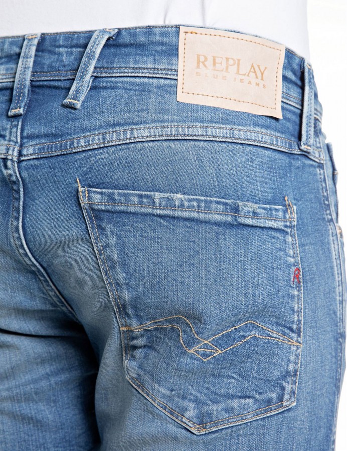 Afbeelding van M914Y Anbass 000.573 104 009 - Heren Denim Model Slim Fit -  REPLAY